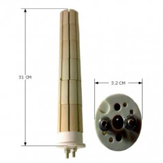 Resistencia de esteatita monofásica D.32 - 1200W