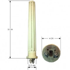 Einphasiger Specksteinwiderstand D.32 - 1500W