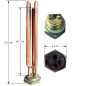 Riscaldatore a immersione filettato 33x42 - 2500W