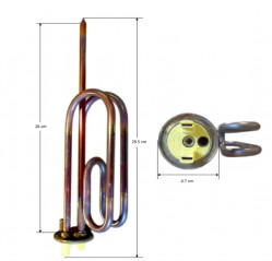 Résistance thermoplongeuse RHONELEC (sans anode, ni joint), 2200W