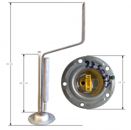 Heizstab ARISTON - 2000W 75/100/150/200L einphasig horizontal