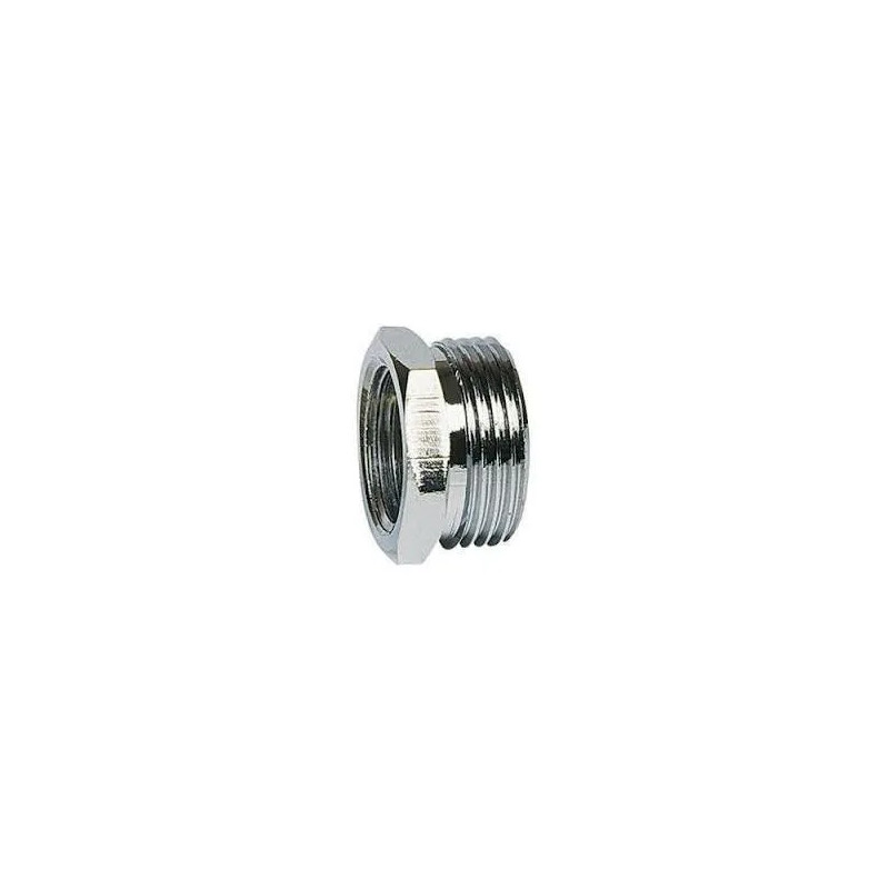 External hexagon socket chrome-plated male 15x21 / 12x17