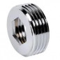 Liner with bottom stop chrome-plated male 15x21 / 12x17