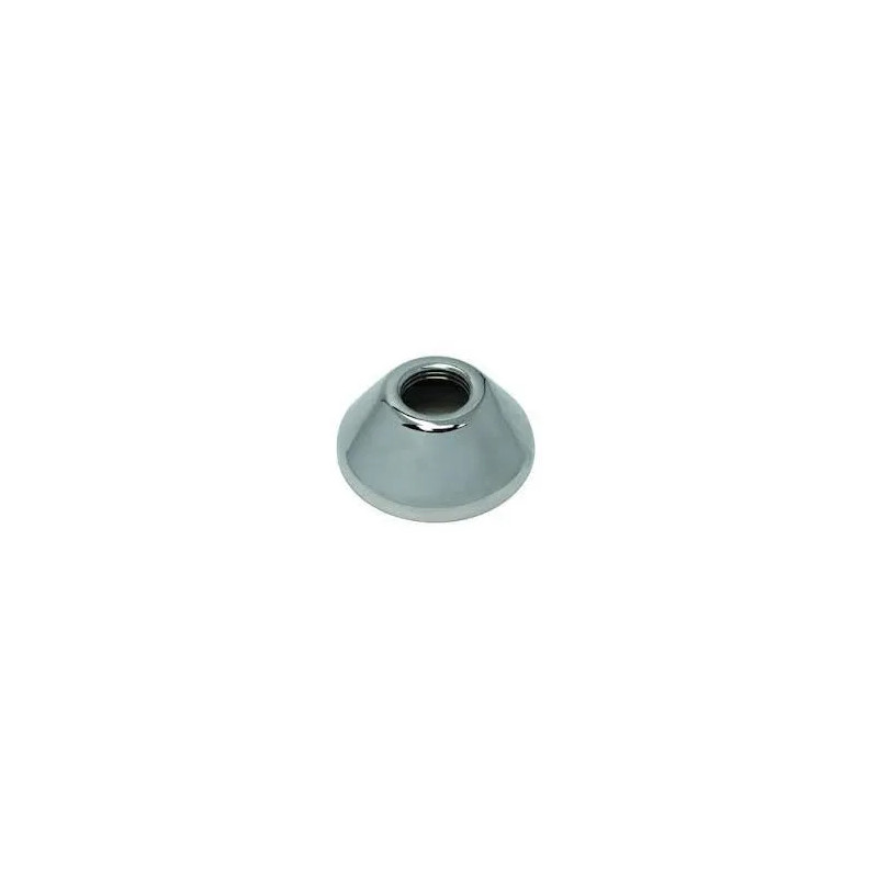 Chrome plated conical rosette 20x27 25mm (pair)