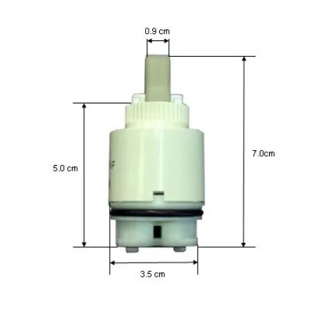 Cartouche Céramique  HANSAECO 3,5MM