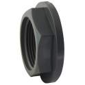 Polypropylene plate locknut for threaded spool, 15x21.