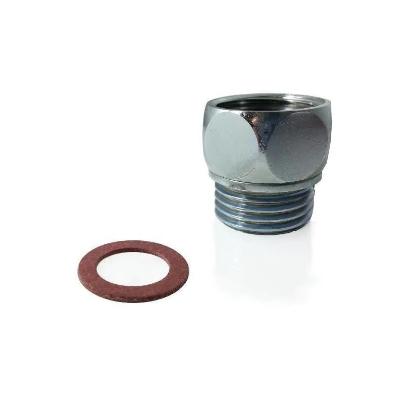 Loose fitting with chrome-plated swivel nut M15X21/F15X21 male female