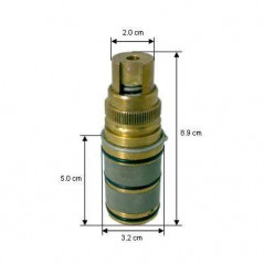 Thermostatische Umschaltkartusche TEMPRA und PRISMA