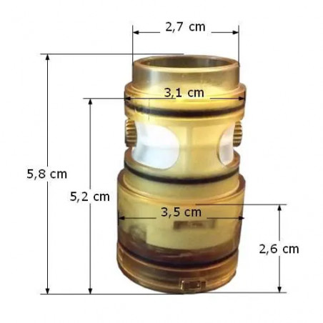 Cartouche Céramique pour série PLUS