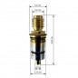 Thermostatic cartridge