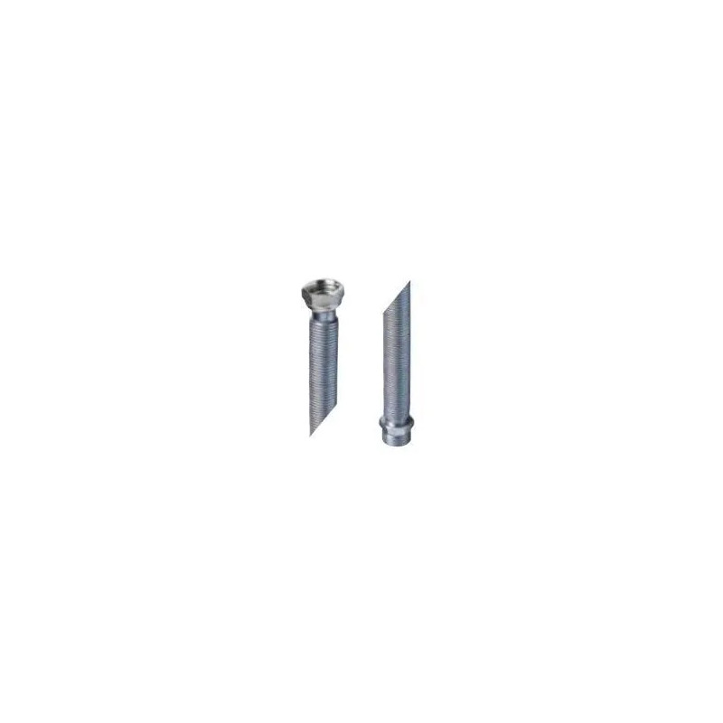 Acciaio inox ondulato 15x21 Maschio Femmina 90 a 140 mm