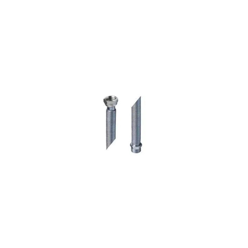 Acciaio inox corrugato 20x27 Maschio Femmina 90 a 140 mm