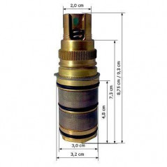 Thermostatkartusche poyur TEMPRA 2 und PRISMA