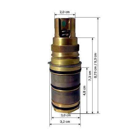 Thermostatkartusche poyur TEMPRA 2 und PRISMA