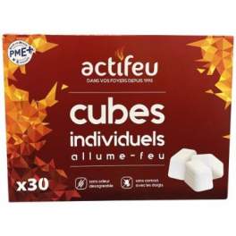 Avviatore di fuoco inodore 30 cubetti Actifeu - Actifeu - Référence fabricant : 549766