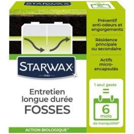 Manutenzione a lungo termine della fossa 6 mesi637 - Starwax - Référence fabricant : 210138