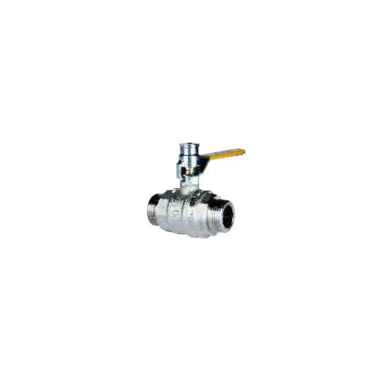 Male gas shut-off valve with operating handle, valve 20x27 DM15 - GURTNER