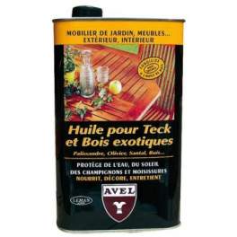 Olio per legno teak/esotico 1L - Avel - Référence fabricant : 836684