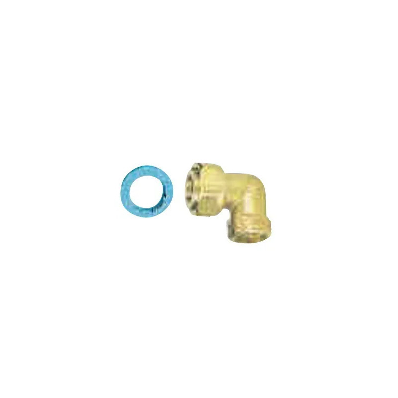 2 pieces elbow 90° MF with joint 386 - 15X21 natural gas