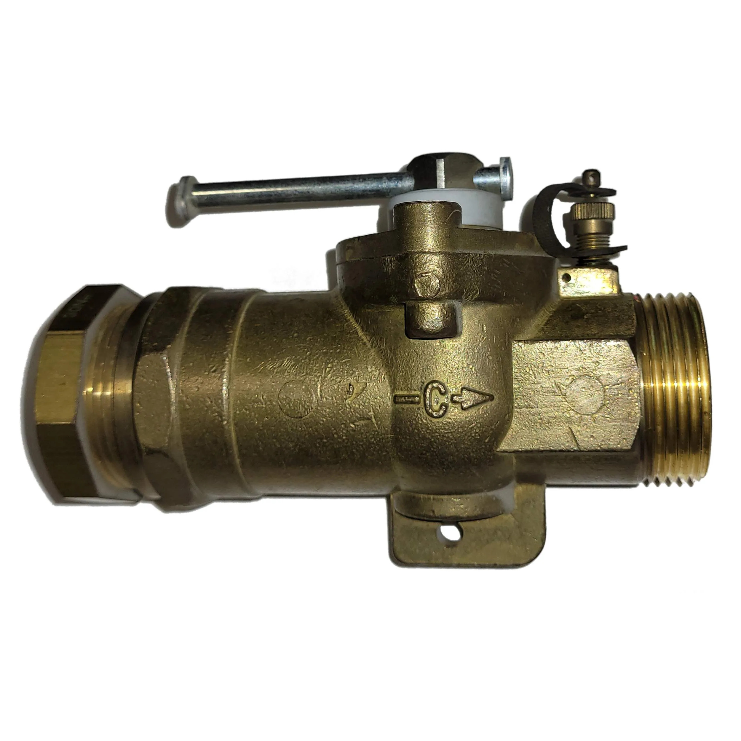 Spherical-conical junction valve type E, gas with PE 32/M33X42 base