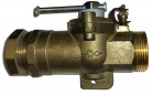 Spherical-conical junction valve type E, gas with PE 32/M33X42 base