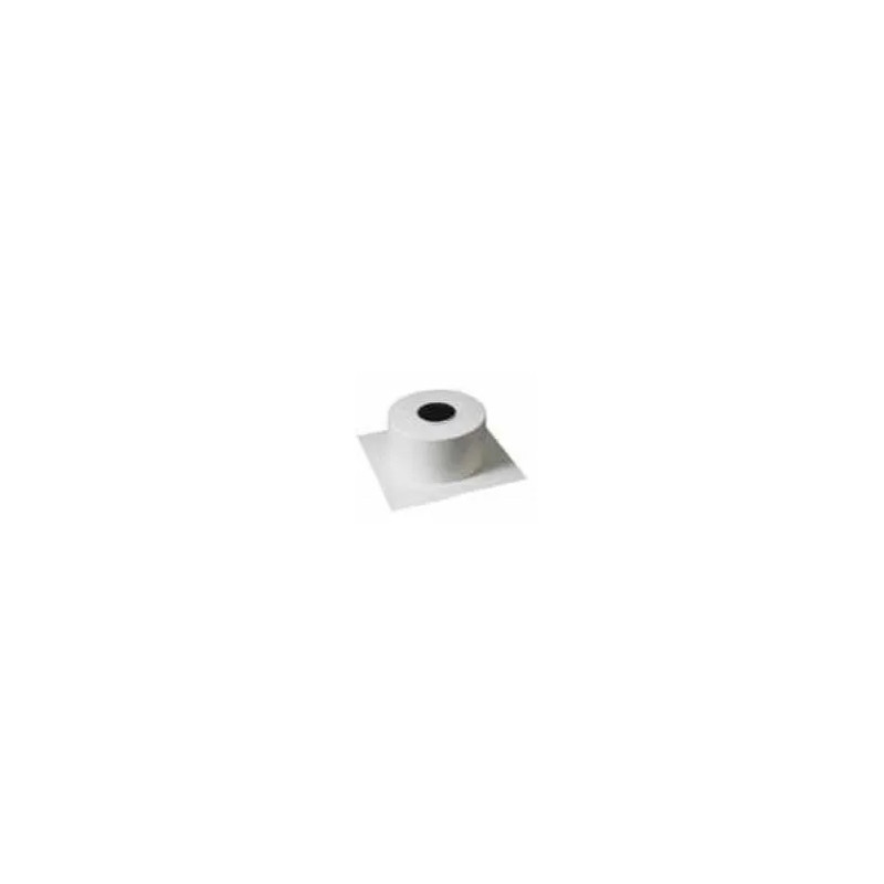 Sliding round duct cover, white, D.125 to 250 for double wall