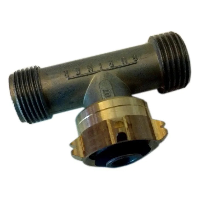 Butane gas coupling tee