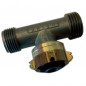 Butane gas coupling tee