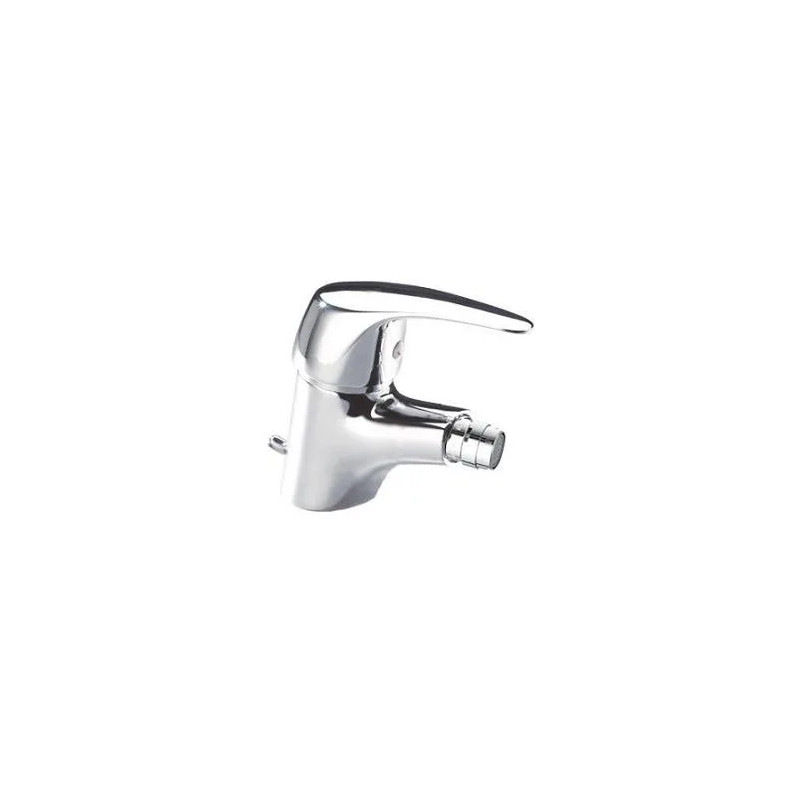 Single lever bidet mixer with pop-up waste VULCANO