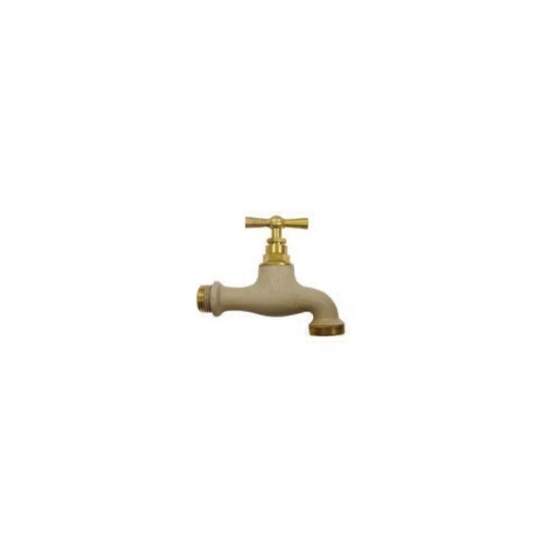 Two-coloured watering tap Sand, 15x21/20x27