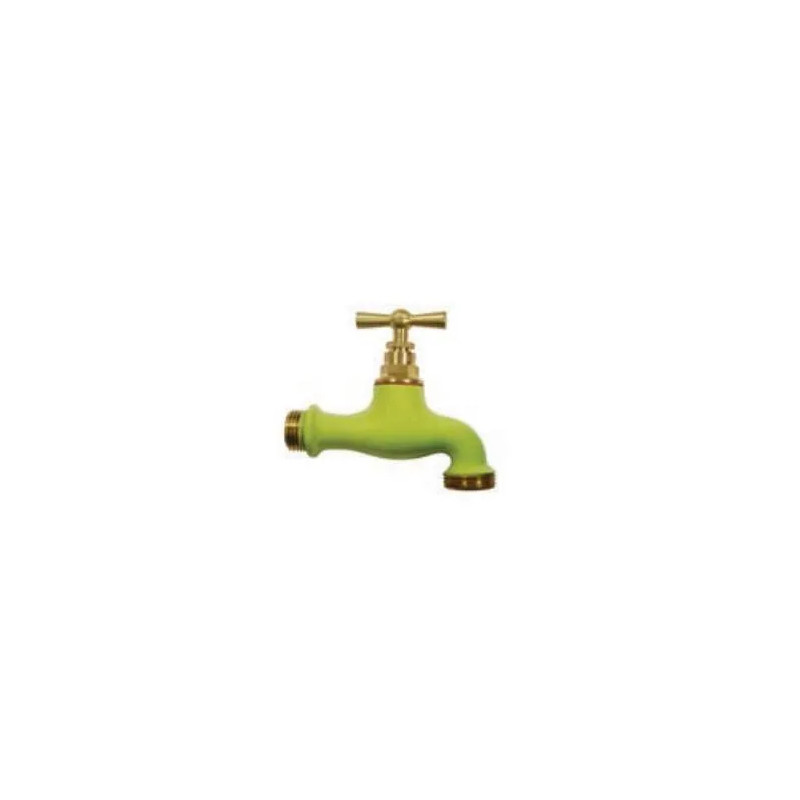 Aniseed green two-tone watering tap, 15x21/20x27