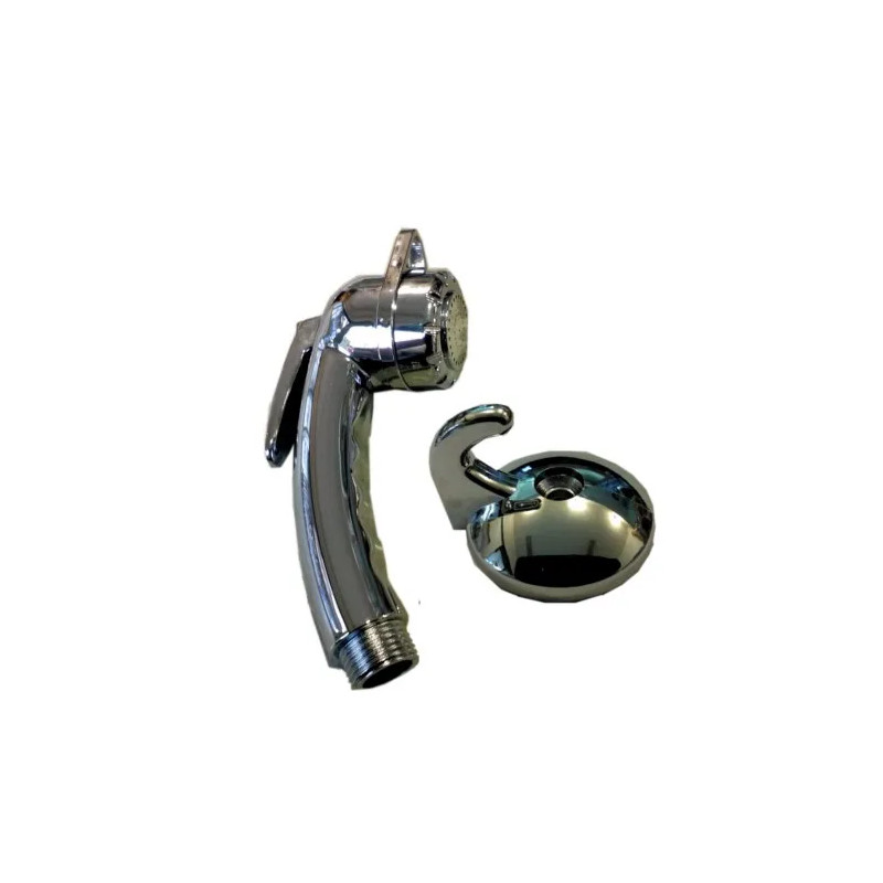 Chrome plated trigger shower and hook