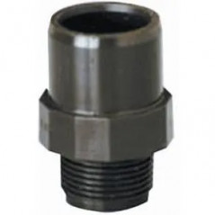 PVC HTA male threaded end with stainless steel reinforcement 20/25 X 15*21