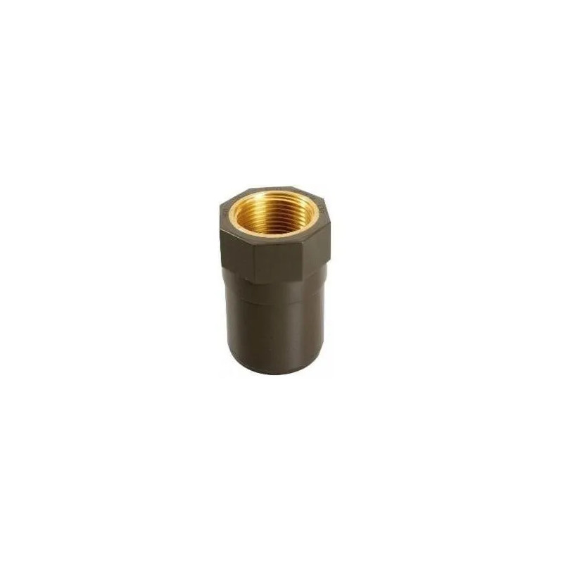 Brass/PVC female threaded sleeve HTA 15*21 X 20/25