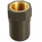 Brass/PVC female threaded sleeve HTA 15*21 X 20/25