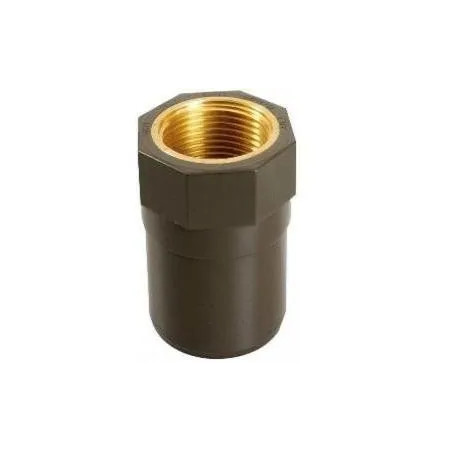 Brass/PVC female threaded sleeve HTA 40*49 X 50/63