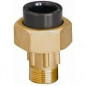 Union 3 pieces male female brass/PVC HTA 20*27/25