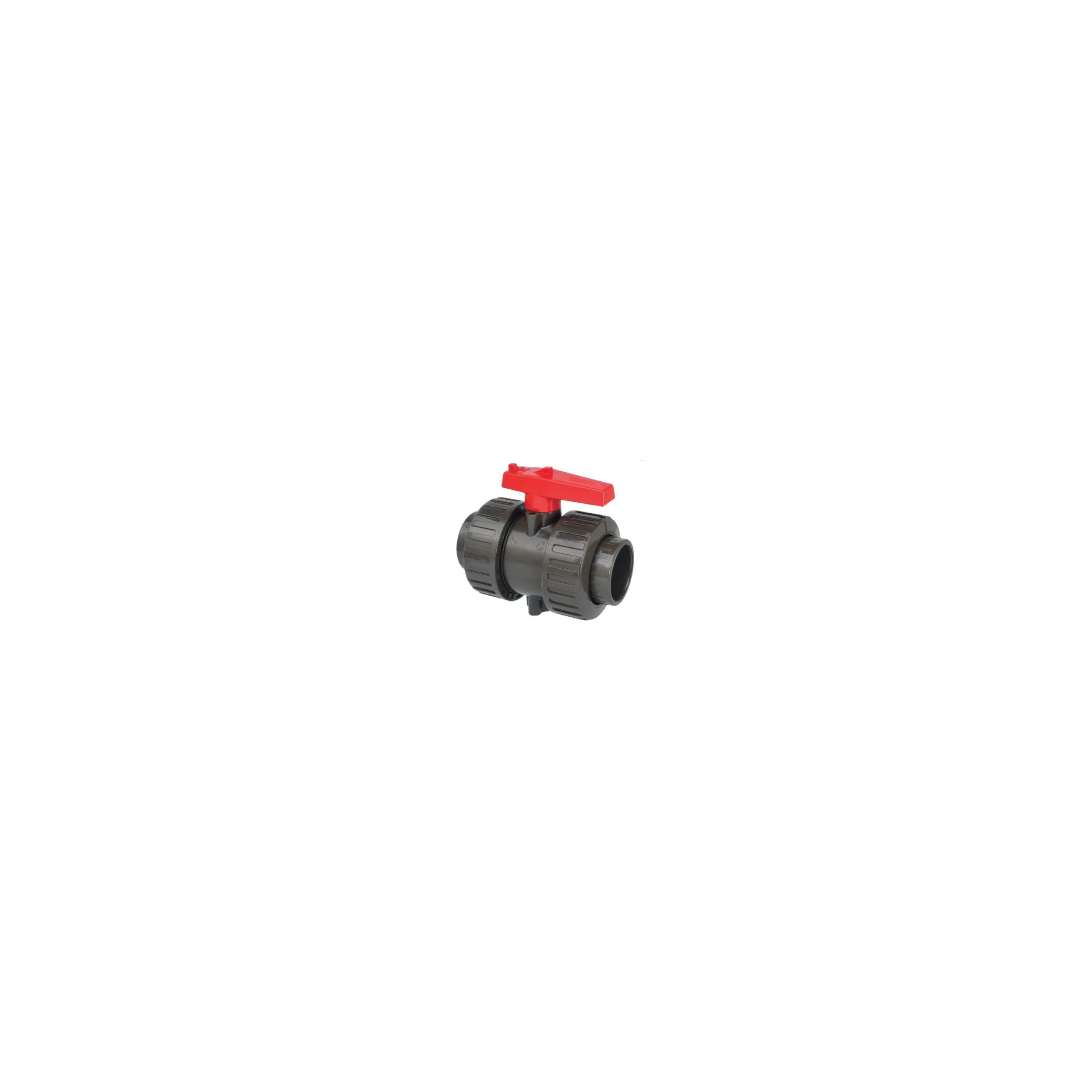 Ball valve with double union PVC HTA D.40