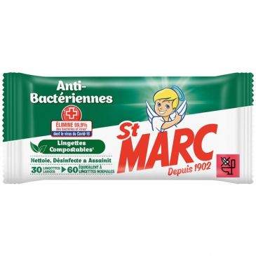 Toallitas antibacterianas St Marc x60.