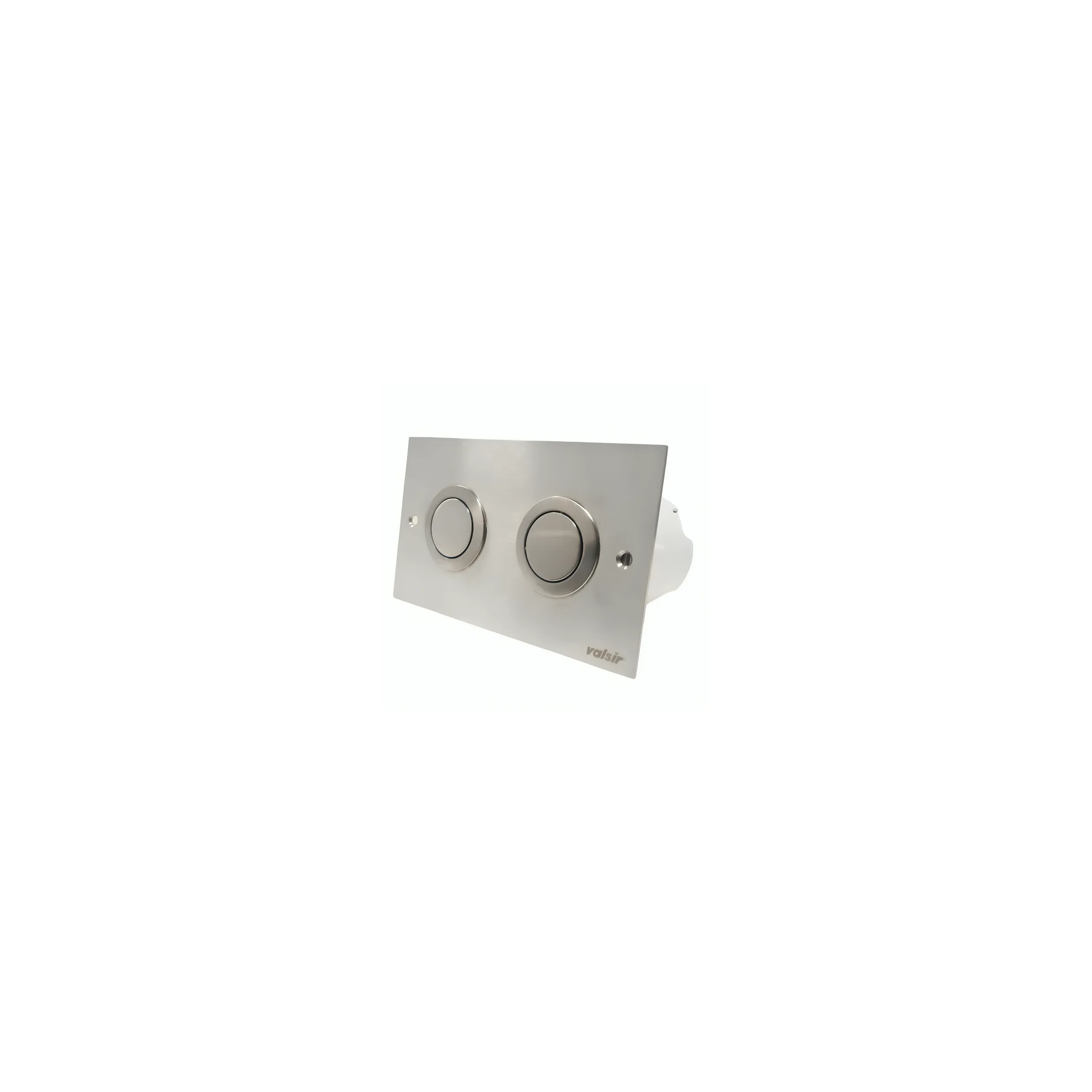 Pushbuttons with matte chrome plate Valsir