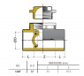 Clapet anti retour PVC pression diamètre 32 mm