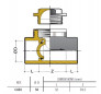 Clapet anti retour PVC pression diamètre 50 mm