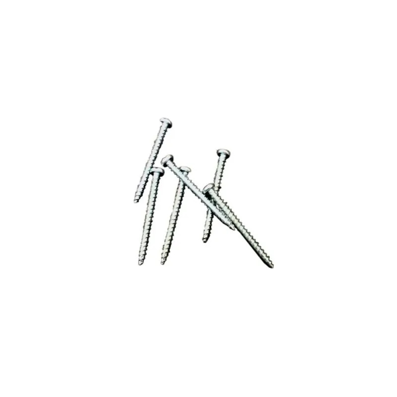 Tile screws for metal plates