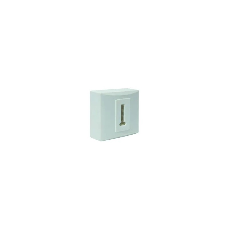 White telephone socket