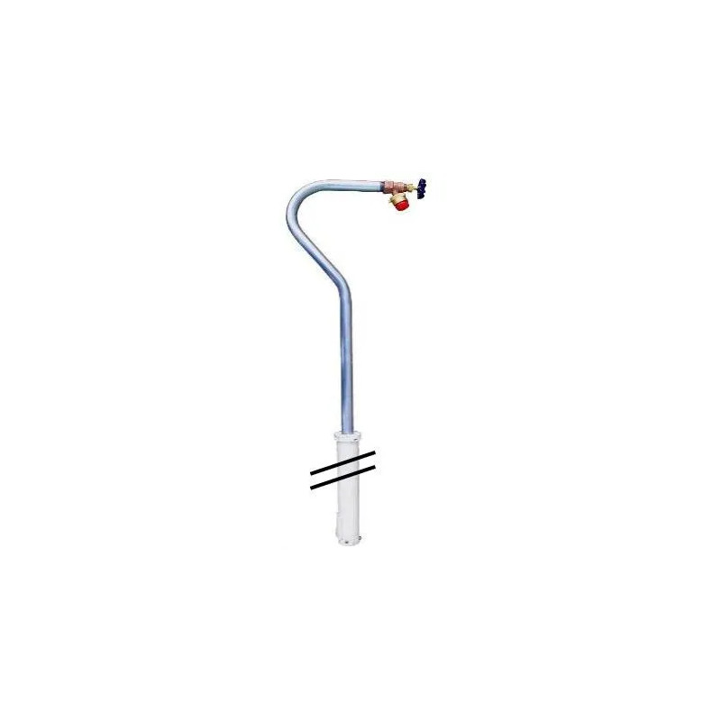 MERRILL removable 3/4 freezer tap with base, 60cm below ground