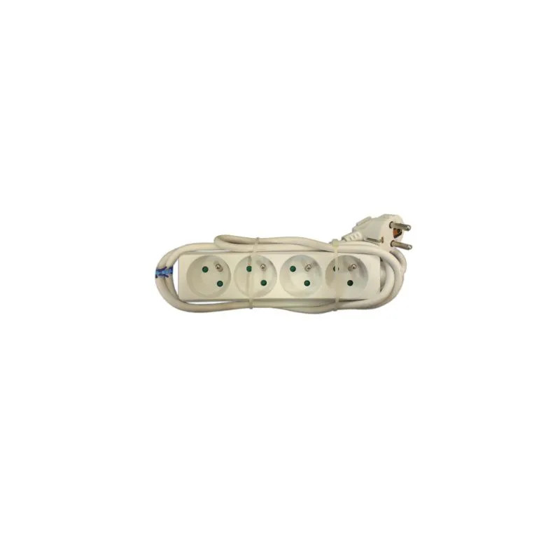 4-socket block white