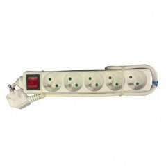 bloque-5-socket-white-switch