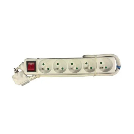 bloque-5-socket-white-switch