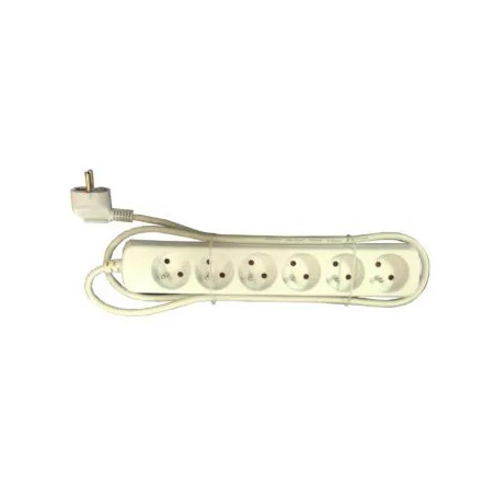 bloque-6-socket-white