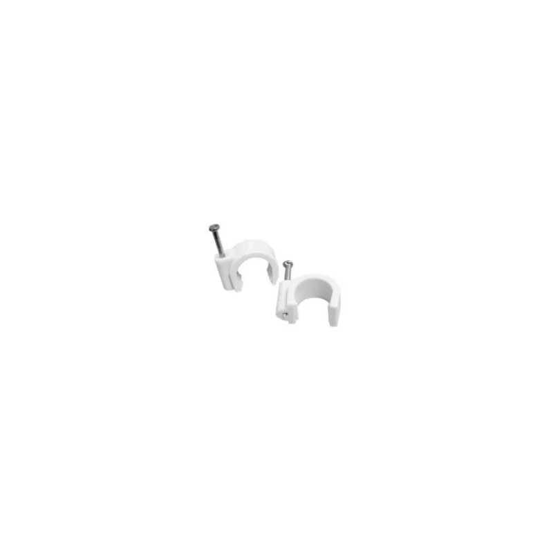 Cavo tondo jumper bianco: 3/4 mm (25 pezzi)